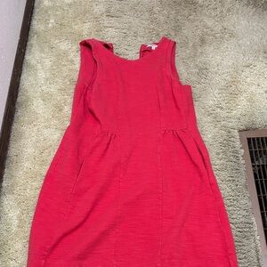 Madewell Vibrant Red Midi Dress